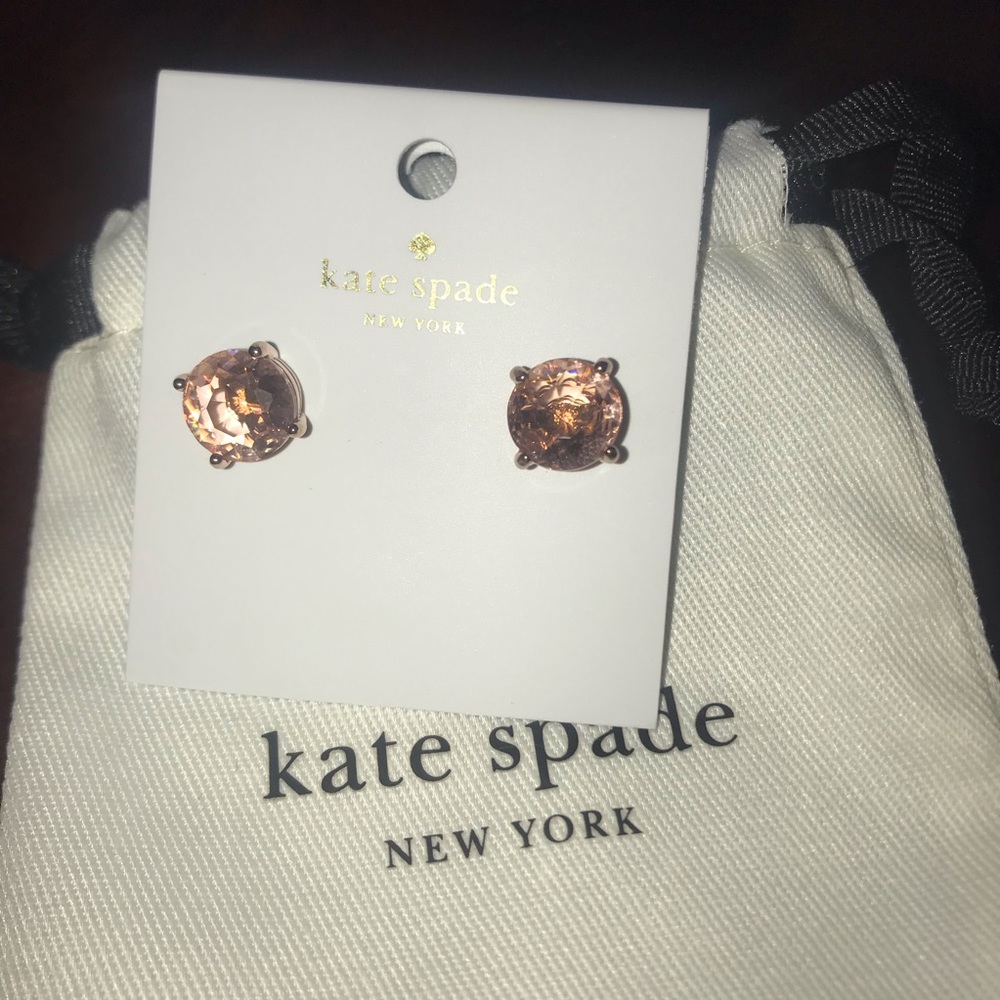 NWT • Kate Spade • Rose Gold Studs - Picture 5 of 8